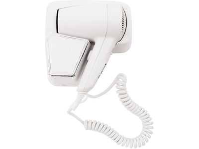 Corby Linton 1200W Wall/Drawer Mounted Hair Dryer without Shaver Socket in White - No Plug by Corby of Windsor (Corby-19622)