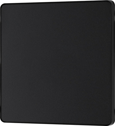 BG Evolve PCDMB94B Single Blank Plate - Matt Black (Black) by British General (BG-PCDMB94B)