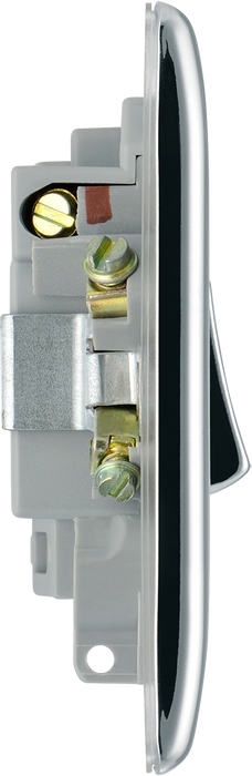 NPC52 Side - This 13A fused and switched connection unit with power indicator from British General provides an outlet from the mains containing the fuse ideal for spur circuits and hardwired appliances.