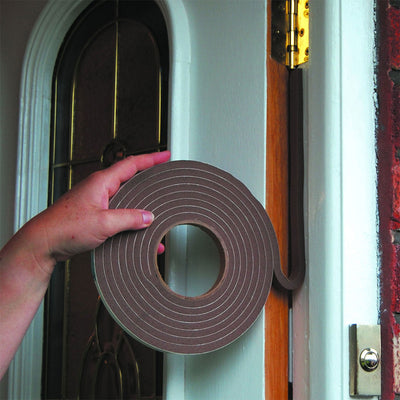 Other Door Hardware: Self Adhesive Extra Thick Foam Seals (3.5 metre) Black by Astroflame (Astro-ADETWSBLK/3.5)