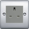 BG Nexus Metal Polished Chrome 13A Unswitched Socket NPC23G