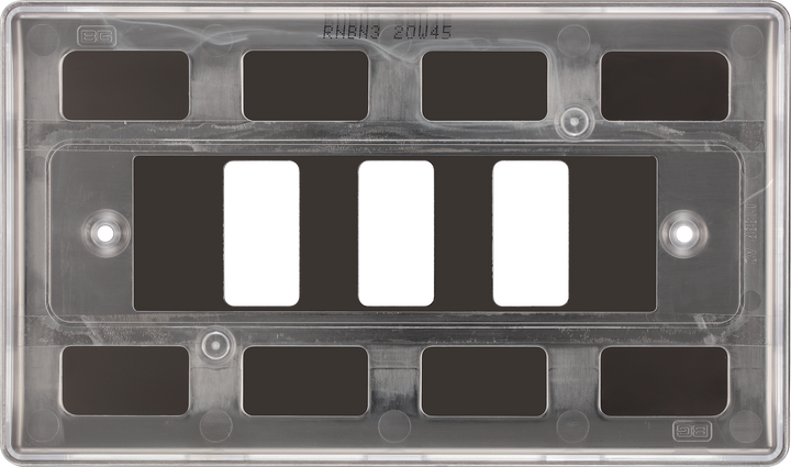 RNBN3 Back - The Grid modular range from British General allows you to build your own module configuration with a variety of combinations and finishes.