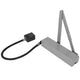 Exidor 9870 Electro-Hydraulic Door Closer in Silver Square