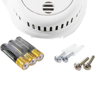 Mains Optical Smoke Alarm with Alkaline Battery Backup - Firehawk FHN250BB by Firehawk (Safelincs-FIFHN250BB)