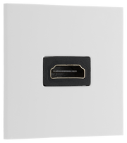 BG EMHDMIW White 2 Module Euro Module 1.4 HDMI Outlet by British General (BG-EMHDMIW-Shopify-SA_1)