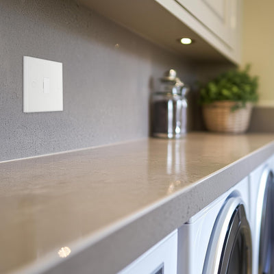 BG 952 Moulded Square Edge | White | 13A Unswitched Fused Connection Unit by British General (BG-952)