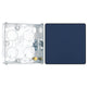 BG Evolve Matt Blue 1 Gang Blank Plate PCDDB94B with 25mm Steel Back Box