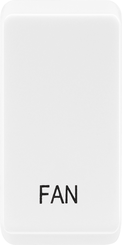 BG RRFNPCDW Evolve Grid White 'FAN' Rocker by British General (BG-RRFNPCDW)