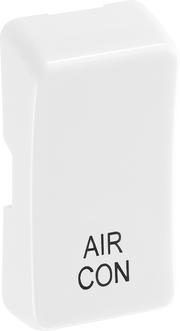 BG RRACPCDW Evolve Grid White 'AIR CON' Rocker by British General (BG-RRACPCDW)