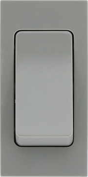 BG EMSW12G Euro Module 20AX 2-Way Switch - Grey by British General (BG-EMSW12G)