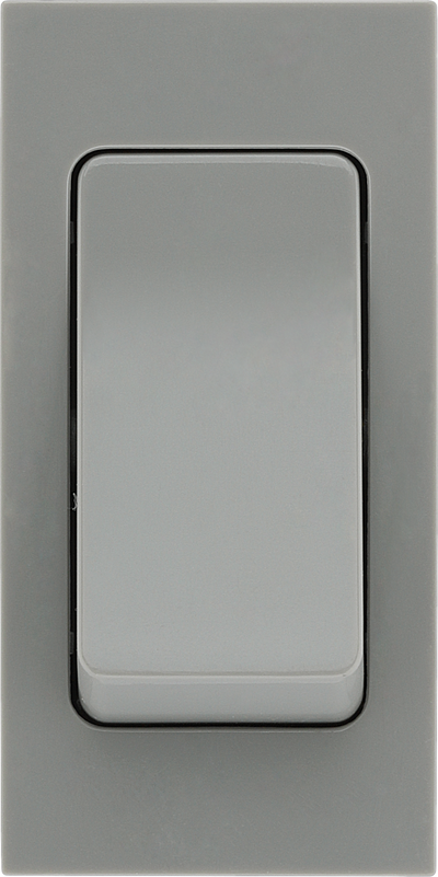 BG EMSW12G Euro Module 20AX 2-Way Switch - Grey by British General (BG-EMSW12G)