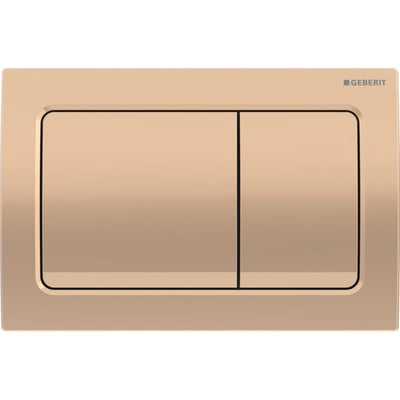Geberit Alpha01 Square Dual Flush Plate - Red Gold - 115.055.QA.1