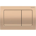 Geberit Alpha01 Square Dual Flush Plate - Red Gold - 115.055.QA.1