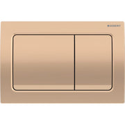 Geberit Alpha01 Square Dual Flush Plate - Red Gold - 115.055.QA.1 by Geberit (Geberit-115.055.QA.1)