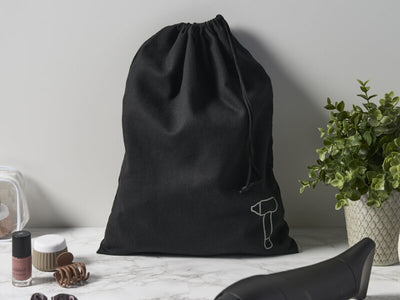 Corby Darwen Hair Dryer Bag in Black