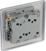 NBN15 Back - This black nickel finish 10A triple pole fan isolator switch from British General provides a safe and simple method of isolating mechanical fan units.