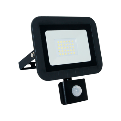Emco LSF20P 20W IP65 Slimline outdoor LED floodlight With PIR Sensor
