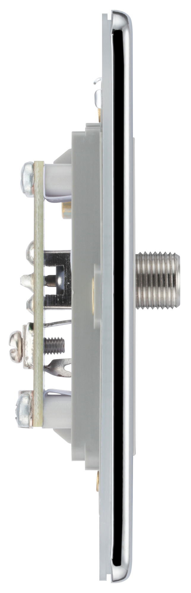 FPC64 Side - This satellite socket from British General can be used to install satellite cables while maintaining maximum signal quality. 