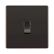 BG Nexus Screwless Black Nickel 20A Double Pole Switch FBN30 by British General (BG-Screwless-BN-20A-Double-Pole-Switch)