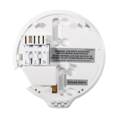 Mains Optical Smoke Alarm with Alkaline Battery Backup - Firehawk FHN250BB by Firehawk (Safelincs-FIFHN250BB)