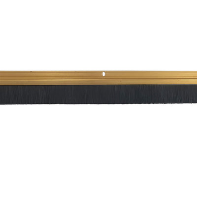 Other Door Hardware: Astro H Carrier Threshold Brush Seal Gold / Strip Length: 914mm | Brush Piles: 22mm by Astroflame (Astro-ADHCARG914/22)