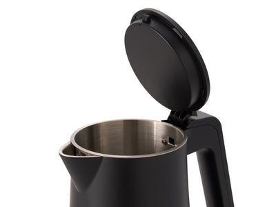 0.6L Doubled Walled Kettle (SD-132) in Black - UK Plug by Corby of Windsor (Corby-27574)