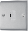 BG NBS54 Nexus Metal Brushed Steel 13A Unswitched Fused Spur Unit by British General (BG-NBS54-Shopify-SA_1)