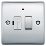 BG NPC52 Nexus Metal Polished Chrome 13A Neon Switched Fused Spur Unit by British General (BG-NPC52-Shopify-SA_1)