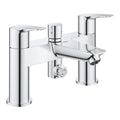 Grohe BauEdge Dual Lever Bath Shower Mixer ½