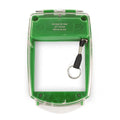 Indoor Call Point Cover, Green, With Sounder, Flush Mounted