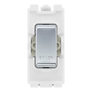 BG RRMWPC Polished Chrome 20 Amp DP Appliance Grid Switch Labelled MicroWave by British General (BG-RRMWPC+RPC30)