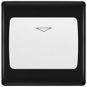 BG Nexus Metal Matt Black Key Card Switch NFBKYCSW by British General (BG-NFBKYCSW)