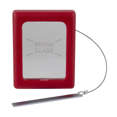 Break Glass Keybox with Printed Glass (medium) by STI EMEA (Safelincs-ST6700)