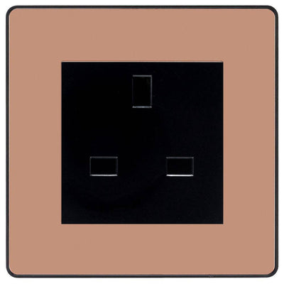 BG Evolve Polished Copper 13A Unswitched Socket PCDCP13AUSSB