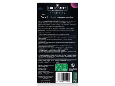 Lollo Caffé Terra Coffee Capsules, Qty 100 Pods