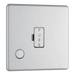FBS55 Front - This 13A fused and unswitched connection unit from British General provides an outlet from the mains containing the fuse ideal for spur circuits and hardwired appliances.