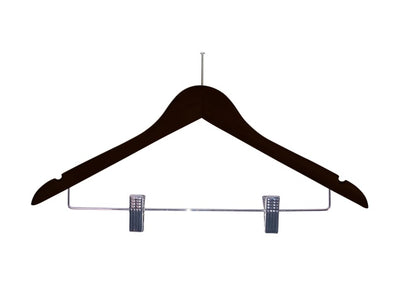 Corby Burlington Guest Hanger in Black with Clips & Security Pin by Corby of Windsor (Corby-26257)