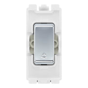 BG RRBELLPC Polished Chrome 20 Amp DP Appliance Grid Switch Labelled Bell Symbol by British General (BG-RRBELLPC+RPC30)