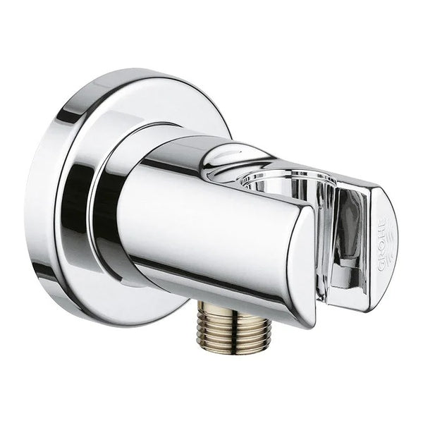 GROHE RELEXA PLUS OUTLET ELBOW CHROME WITH WALL SHOWER HOLDER