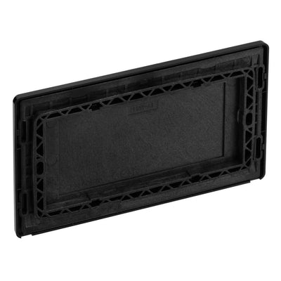 BG Evolve Polished Copper Double Blank Plate PCDCP95B with 35mm Steel Back Box