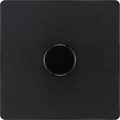BG Evolve Matt Black Screwless Switches & Sockets Black Inserts Full Range