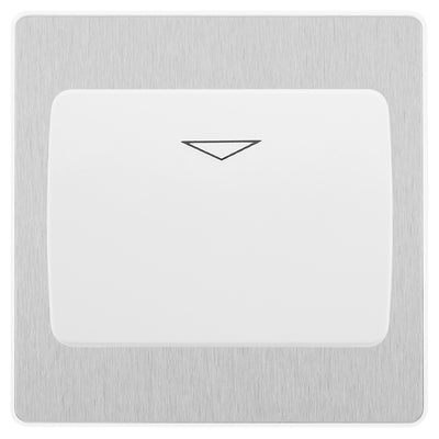 BG Evolve Brushed Steel Key Card Switch PCDBSKYCSW