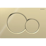 Geberit Sigma01 WC Dual Flush Plate Fine Brass - 115.770.DT.5 by Geberit (Geberit-4025410035219)