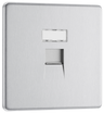BG Electrical FBSRJ451 Nexus Screwless Flat-Plate Single RJ45 Data Outlet Brushed Steel by British General (BG-FBSRJ451-Shopify-SA_1)