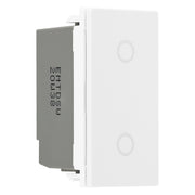 BG EMTDSW Slave Touch LED Dimmer Trailing Edge Euro Module White Insert by British General (BG-EMTDSW)