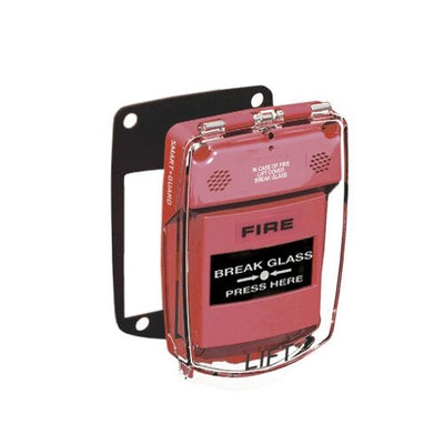Extinguishers & Equipment: Waterproof Call Point Cover - Flush Mounted - Sigma Smart+Guard Enviro SG-F-W Range With Sounder - SG-FS-W by Vimpex (SAFELINCS-VXSGFSW)