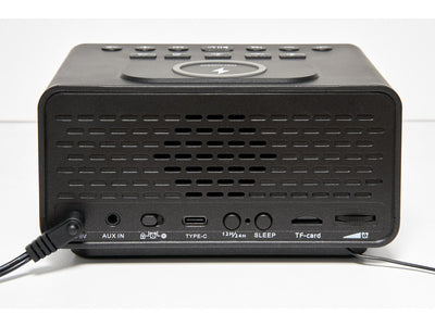 Corby Regent Alarm Clock in Black - UK Plug by Corby of Windsor (Corby-26689)