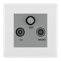 BG Nexus White Moulded TV/FM/SAT Socket NWM67G