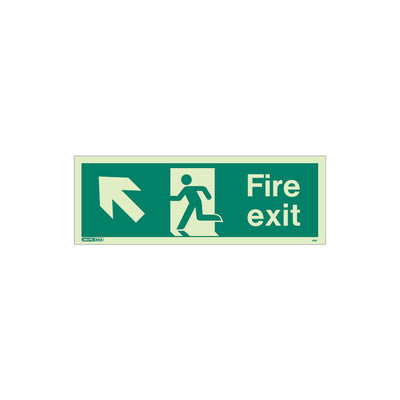 Extinguishers & Equipment: Fire Exit Signs from JALITE 120x340mm - Size T / Arrow Down by Jalite signs (Safelincs-JS437T)