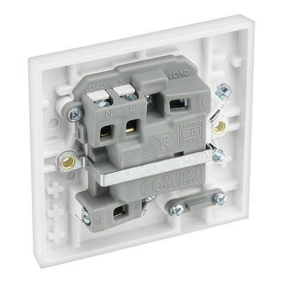 BG 950 Moulded Square Edge | White | 13A 2 Pole Switched Fused Connection Unit by British General (BG-950)